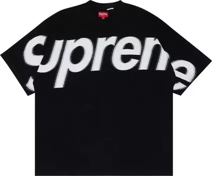 Футболка Supreme Intarsia Short-Sleeve Top 'Black', черный