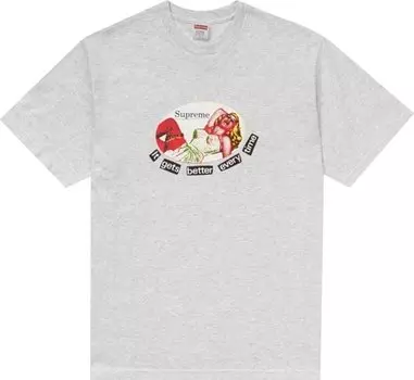 Футболка Supreme It Gets Better Every Time Tee 'Ash Grey', серый