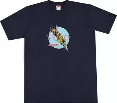 Футболка Supreme Jet Tee 'Navy', синий