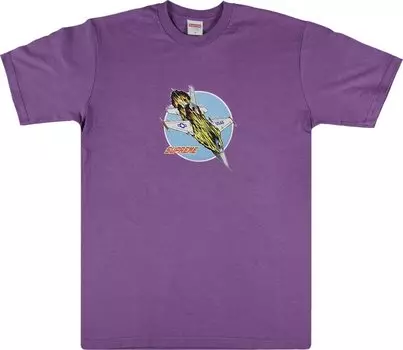 Футболка Supreme Jet Tee 'Purple', фиолетовый