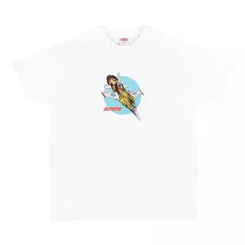 Футболка Supreme Jet Tee 'White', белый