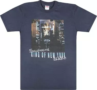 Футболка Supreme King Of New York T-Shirt 'Navy', синий