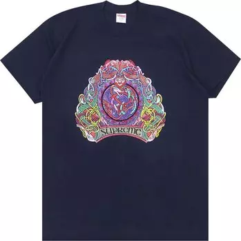 Футболка Supreme Knot Tee 'Navy', синий