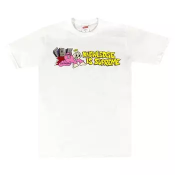 Футболка Supreme Knowledge Tee 'White', белый