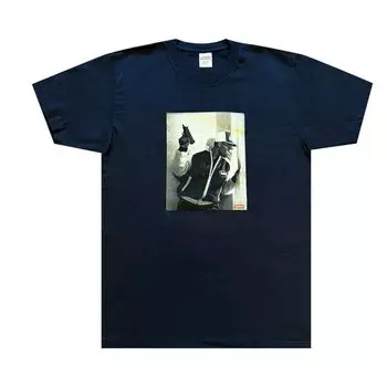 Футболка Supreme Krs One Tee 'Navy', синий