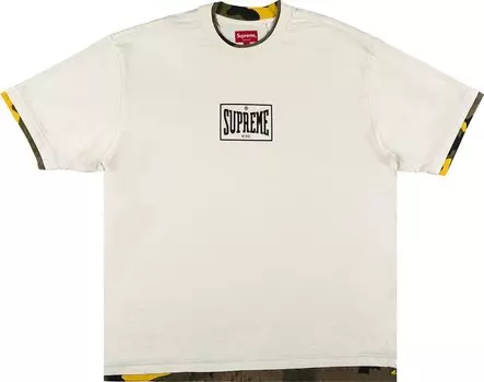 Футболка Supreme Layered Short-Sleeve Top 'Natural', кремовый