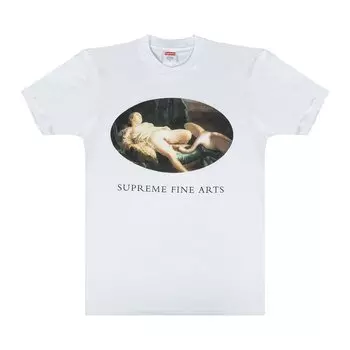 Футболка Supreme Leda And The Swan, белый