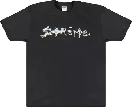 Футболка Supreme Liquid T-Shirt 'Black', черный