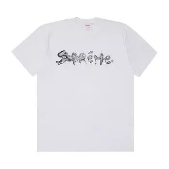 Футболка Supreme Liquid T-Shirt 'White', белый