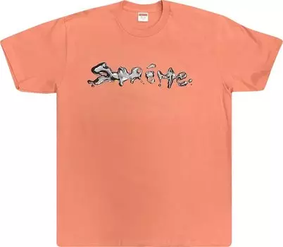 Футболка Supreme Liquid Tee 'Terra Cotta', оранжевый