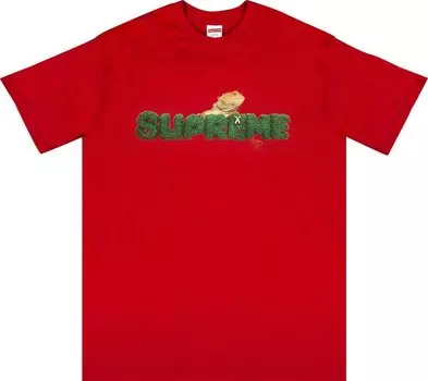 Футболка Supreme Lizard Tee 'Red', красный