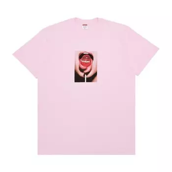 Футболка Supreme Lollipop Tee Light Pink, розовый