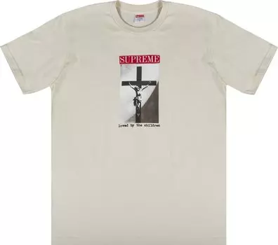 Футболка Supreme Loved By The Children Tee 'Natural', загар
