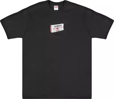 Футболка Supreme Luden's T-Shirt 'Black', черный