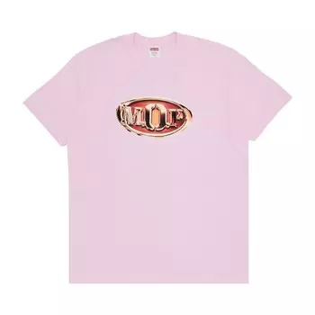 Футболка Supreme M.O.P. Tee Light Pink, розовый