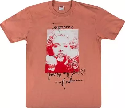 Футболка Supreme Madonna Tee 'Terra Cotta', оранжевый