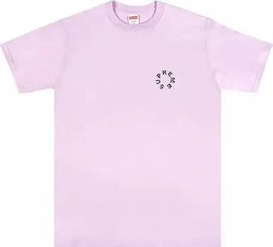 Футболка Supreme Marble Tee 'Light Purple', фиолетовый
