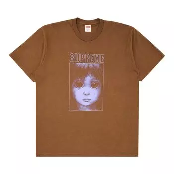 Футболка Supreme Margaret Keane Teardrop Tee, коричневый