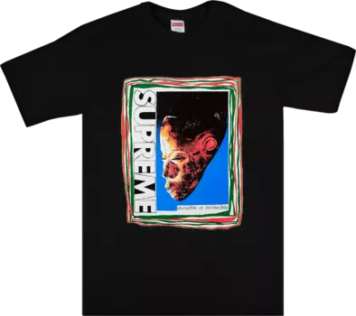 Футболка Supreme Mask Tee 'Black', черный