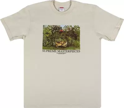Футболка Supreme Masterpieces Tee 'Natural', загар
