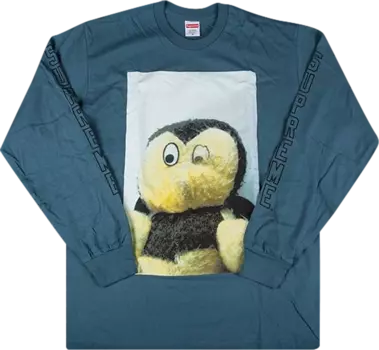Футболка Supreme Mike Kelley Ahh...Youth! Long-Sleeve T-Shirt 'Slate', синий