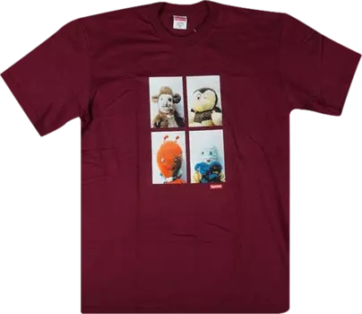 Футболка Supreme Mike Kelley Ahh...Youth! T-Shirt 'Burgundy', красный