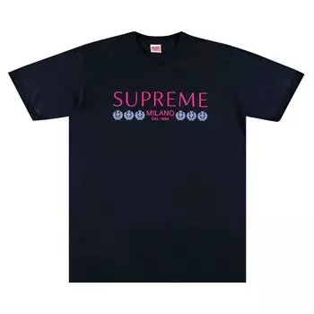 Футболка Supreme Milano темно-синяя