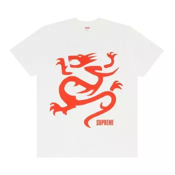 Футболка Supreme Mobb Deep Dragon, цвет Белый
