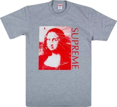 Футболка Supreme Mona Lisa T-Shirt 'Grey', серый