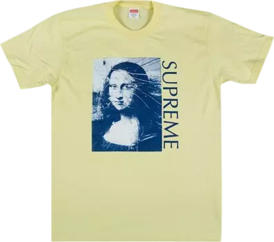Футболка Supreme Mona Lisa T-Shirt 'Yellow', желтый