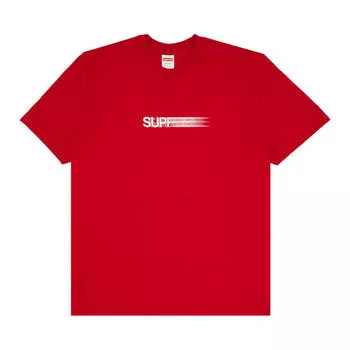 Футболка Supreme Motion Logo, красный