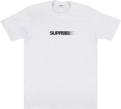 Футболка Supreme Motion Logo Tee 'Ash Grey', серый
