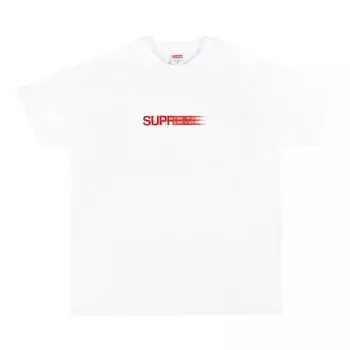 Футболка Supreme Motion Logo Tee 'White', белый