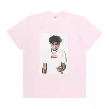 Футболка Supreme NBA Youngboy, светло-розовая