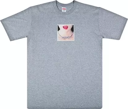 Футболка Supreme Necklace Tee 'Heather Grey', серый