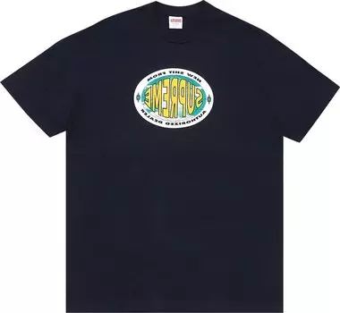 Футболка Supreme New Shit Tee 'Navy', синий