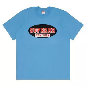 Футболка Supreme New York, голубой