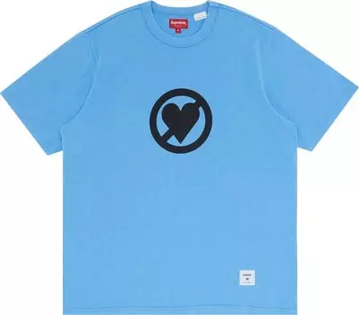Футболка Supreme No Love Short-Sleeve Top 'Light Blue', синий