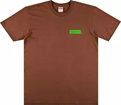 Футболка Supreme No More Shit Tee 'Brown', коричневый