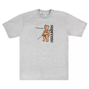 Футболка Supreme Not Sorry, Heather Grey