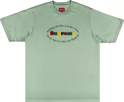 Футболка Supreme Nothing Else Short-Sleeve Top 'Light Green', зеленый