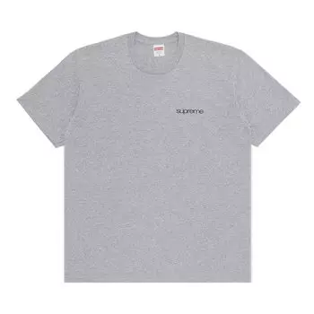 Футболка Supreme NYC 'Heather Grey', серый