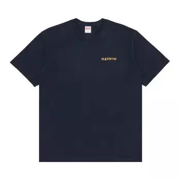 Футболка Supreme NYC 'Navy', синий