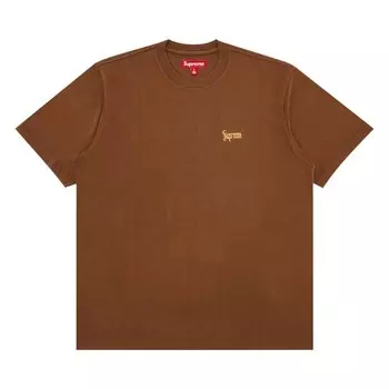 Футболка Supreme Old English Tee Brown, коричневый