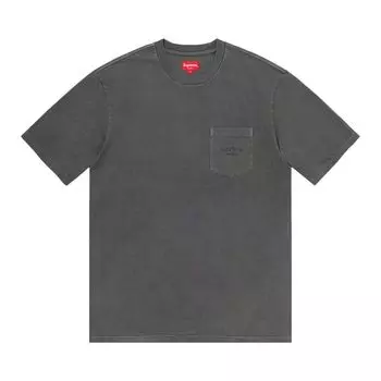 Футболка Supreme Overdyed Pocket Tee Black, черный