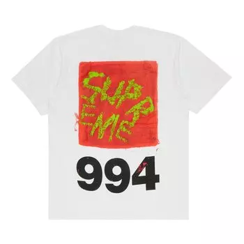 Футболка Supreme Paint Tee, белый