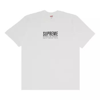 Футболка Supreme Paris Tee, белый
