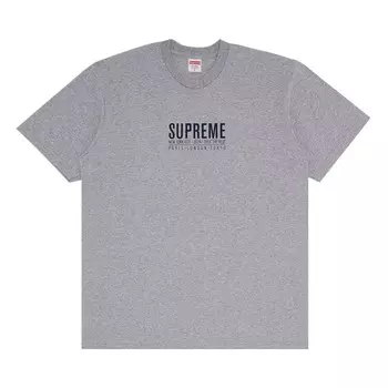Футболка Supreme Paris Tee, цвет Heather Grey