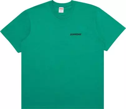 Футболка Supreme Patchwork 'Green', зеленый
