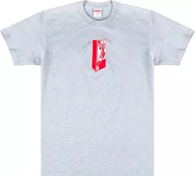 Футболка Supreme Payphone Tee 'Heather Grey', серый